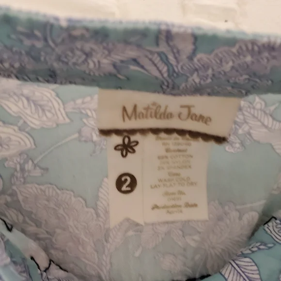 Matilda Jane Light Blue Floral Dress - Picture 4 of 4